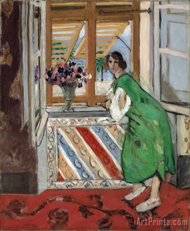 Henri Matisse Jeune Fille a La Mauresque, Robe Verte Art Painting