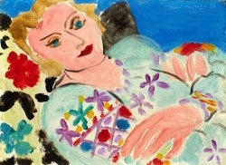 Henri Matisse La Blouse Verte Brodee, 1936