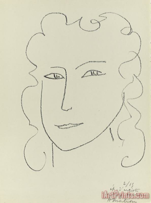 Marguerite I painting - Henri Matisse Marguerite I Art Print