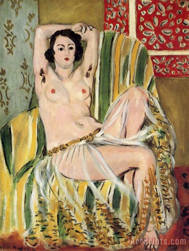 Henri Matisse Moorish Woman with Upheld Arms 1923 Art Painting