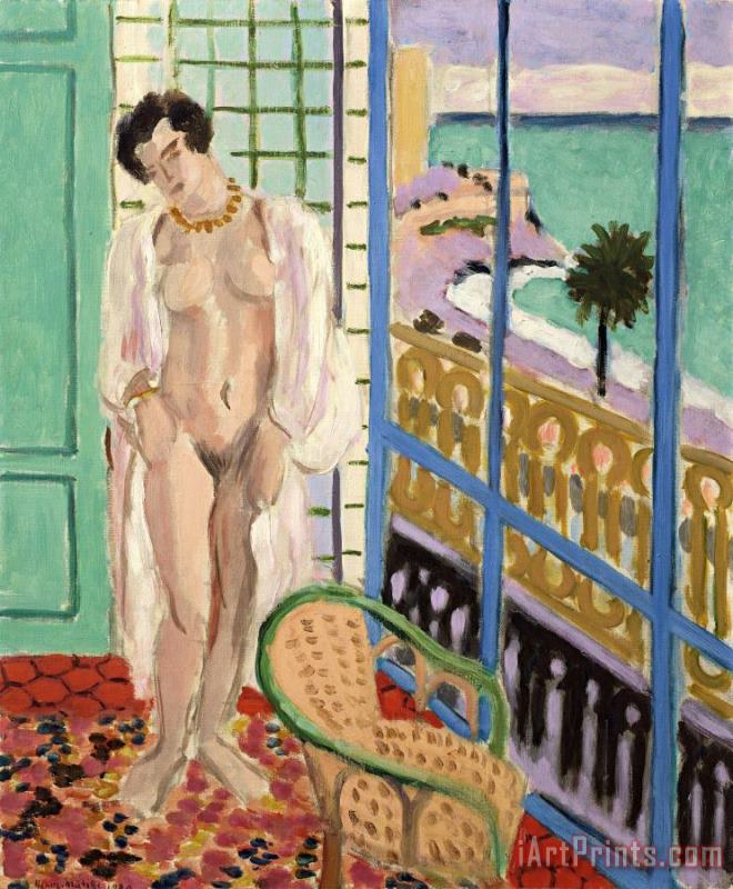 Nu a La Fenetre painting - Henri Matisse Nu a La Fenetre Art Print