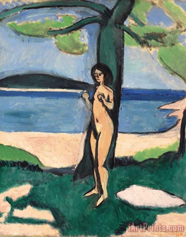 Henri Matisse Nu Au Bord De La Mer Art Painting