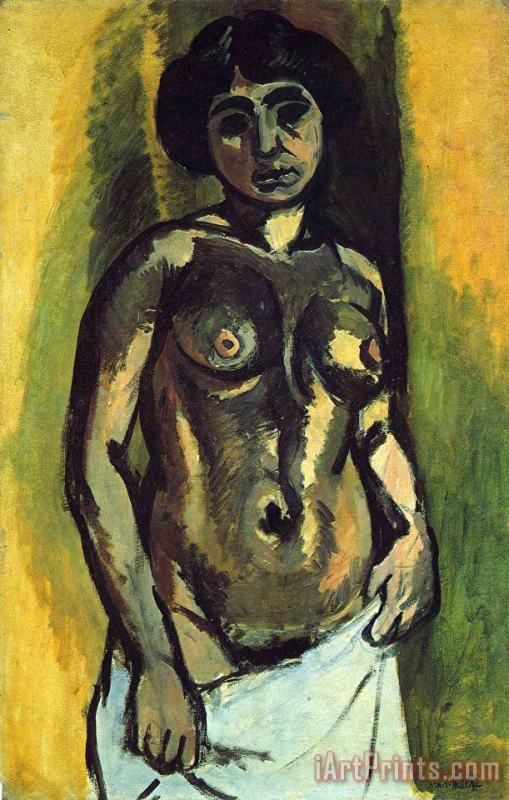 Nude Black And Gold 1908 painting - Henri Matisse Nude Black And Gold 1908 Art Print