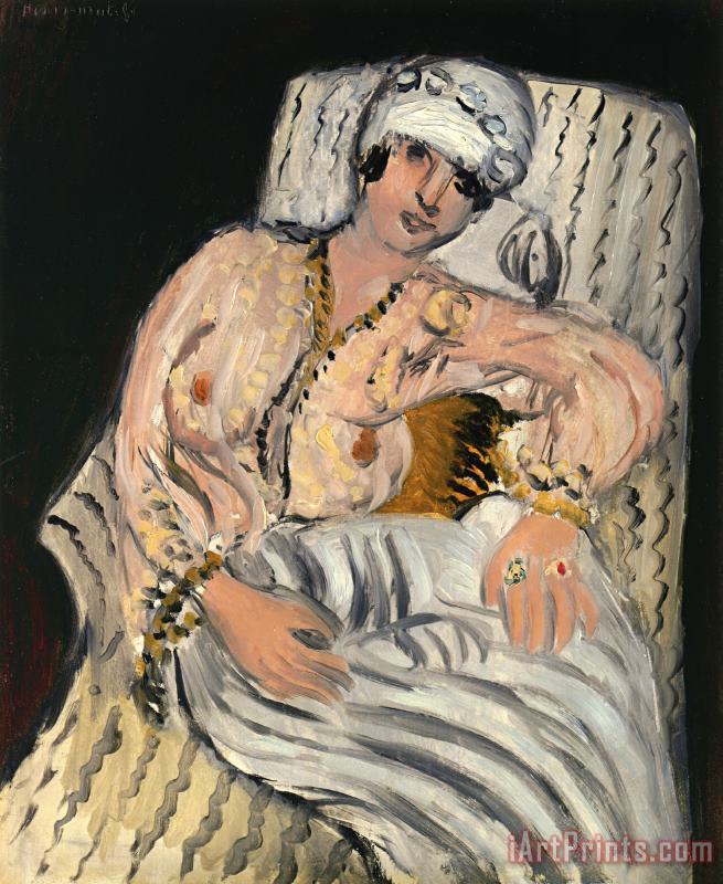 Henri Matisse Odalisque 1917 Art Print
