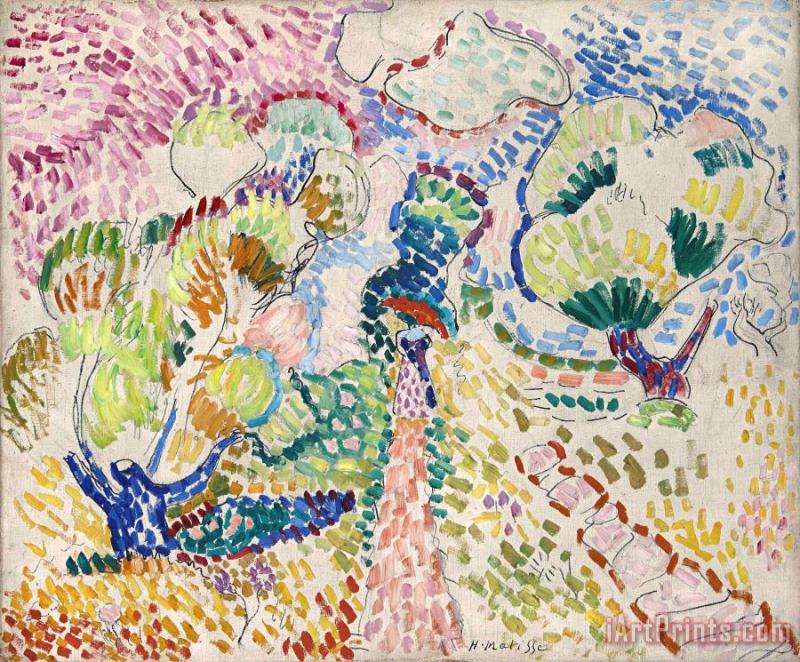 Oliviers a Collioure, 1905 painting - Henri Matisse Oliviers a Collioure, 1905 Art Print