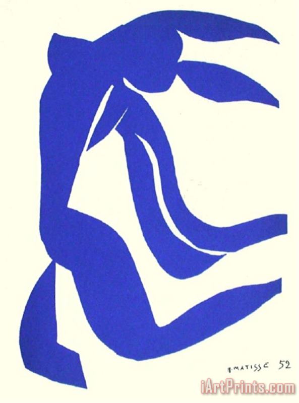 Henri Matisse Papiers Decoupes La Chevelure Art Print