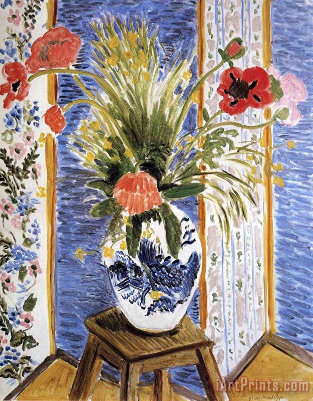 Poppies painting - Henri Matisse Poppies Art Print