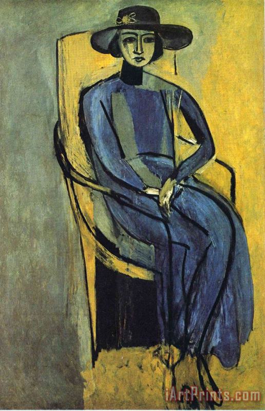 Henri Matisse Portrait of Greta Prozor 1916 Art Painting
