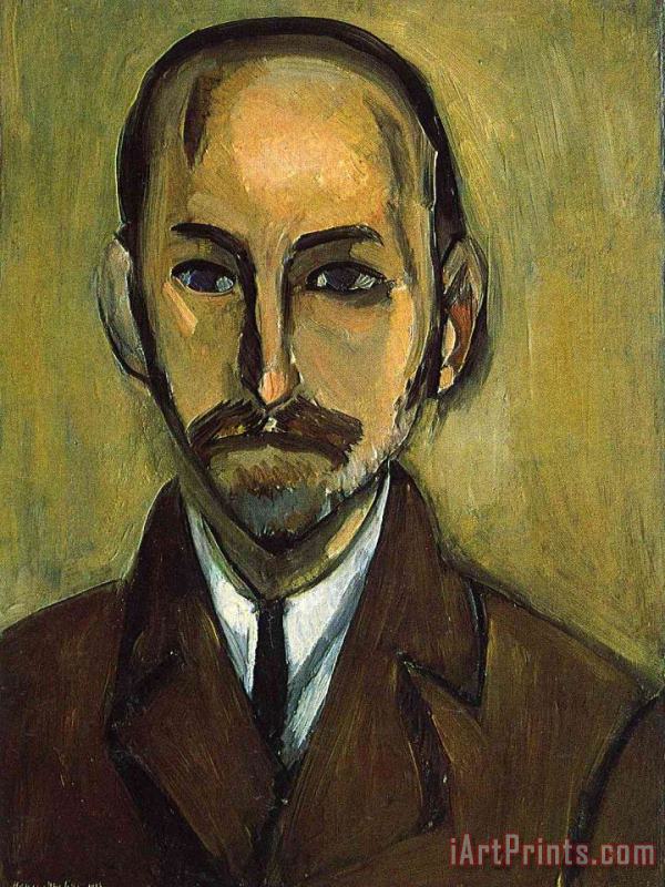 Portrait of Michael Stein 1916 painting - Henri Matisse Portrait of Michael Stein 1916 Art Print