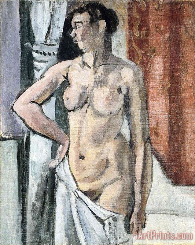Henri Matisse Standing Nude Art Painting