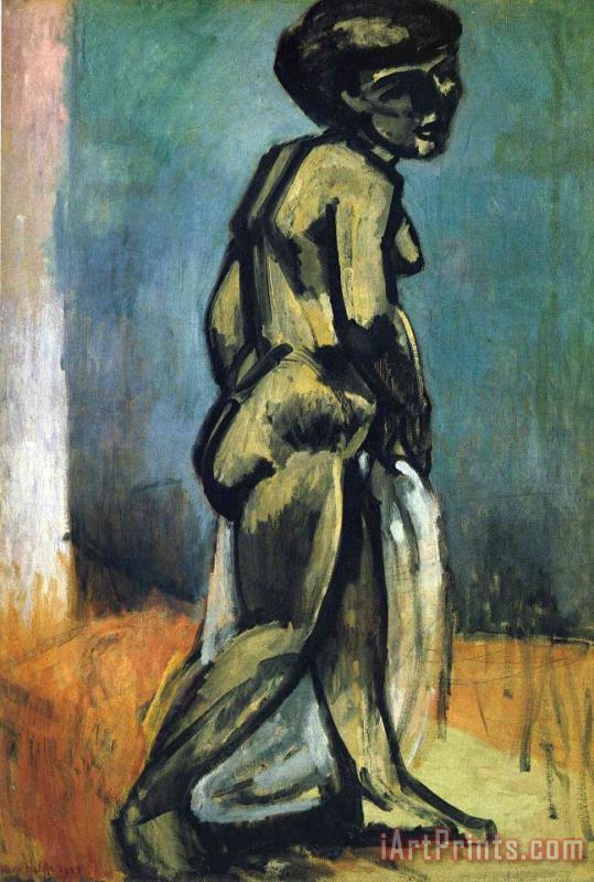 Standing Nude Nude Study 1907 painting - Henri Matisse Standing Nude Nude Study 1907 Art Print