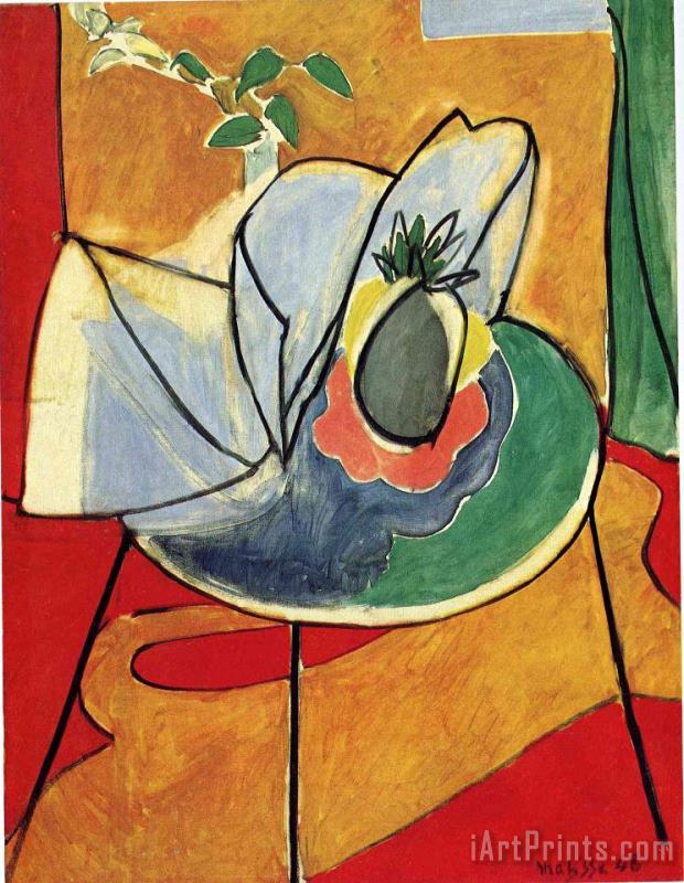 The Pinapple 1948 painting - Henri Matisse The Pinapple 1948 Art Print