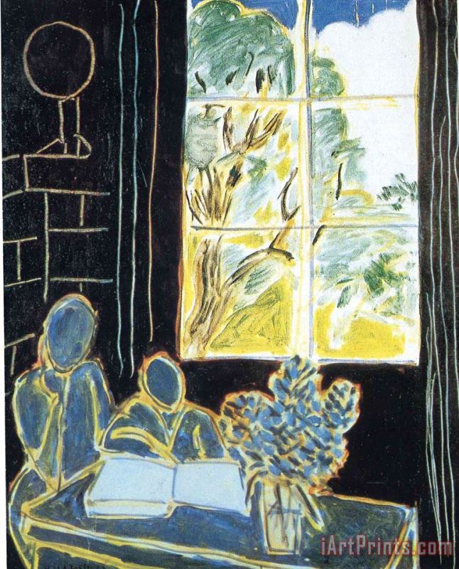 Henri Matisse The Silence That Lives in Houses 1947 Art Print