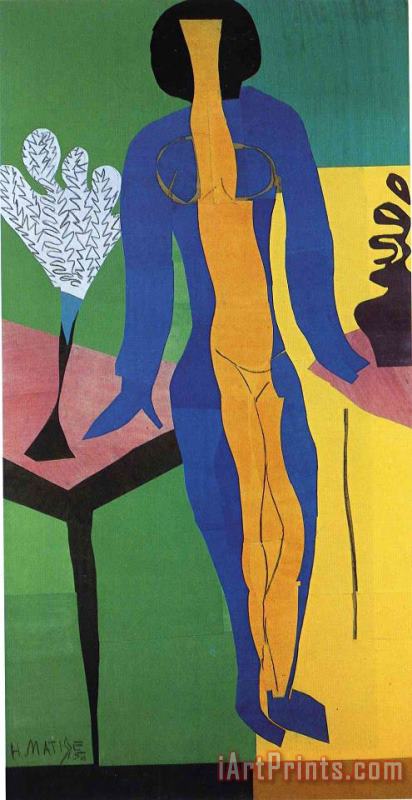 Zulma 1950 painting - Henri Matisse Zulma 1950 Art Print