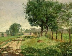 Henri Rouart Peasant in the Fields