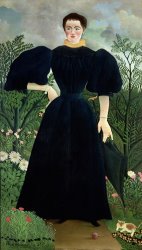 Henri Rousseau Portrait of a Woman painting