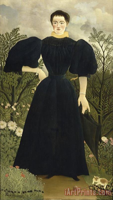 Henri Rousseau Portrait of Madame M; Art Painting