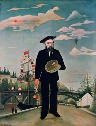 Henri Rousseau Self Portrait from Lile Saint Louis
