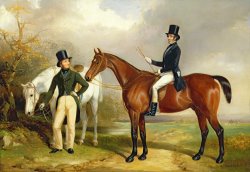Henry Barraud Two Gentlemen Out Hunting