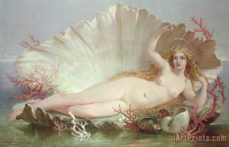 Venus painting - Henry Courtney Selous Venus Art Print
