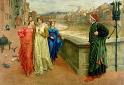 Cities Art for sale - Dante and Beatrice by Henry Holiday