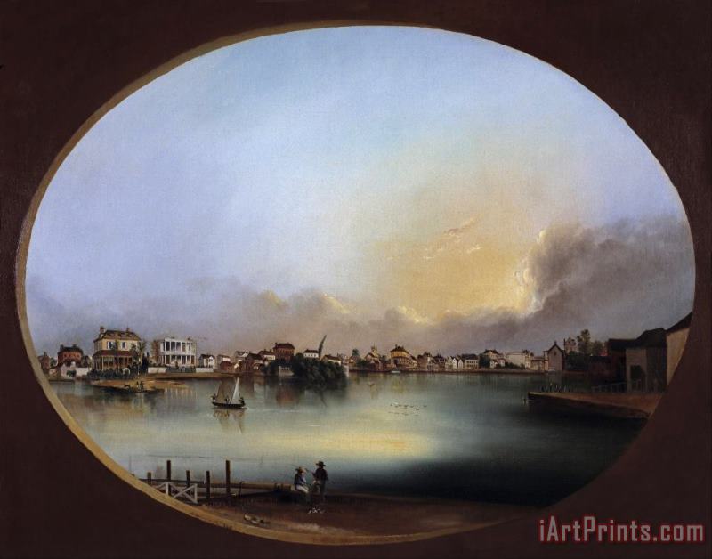 Henry Joseph Jackson View of Charleston (view From The West) Art Print