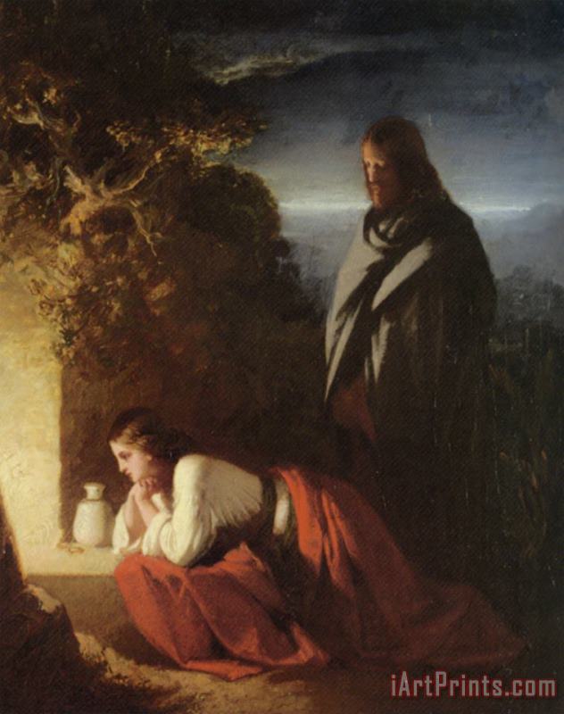 Mary Magdalen at The Sepulchre painting - Henry Lejeune Mary Magdalen at The Sepulchre Art Print