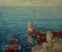 Henry Moret The Island of Groix painting