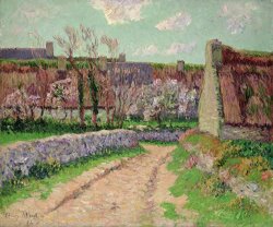 Henry Moret Village in Clohars painting