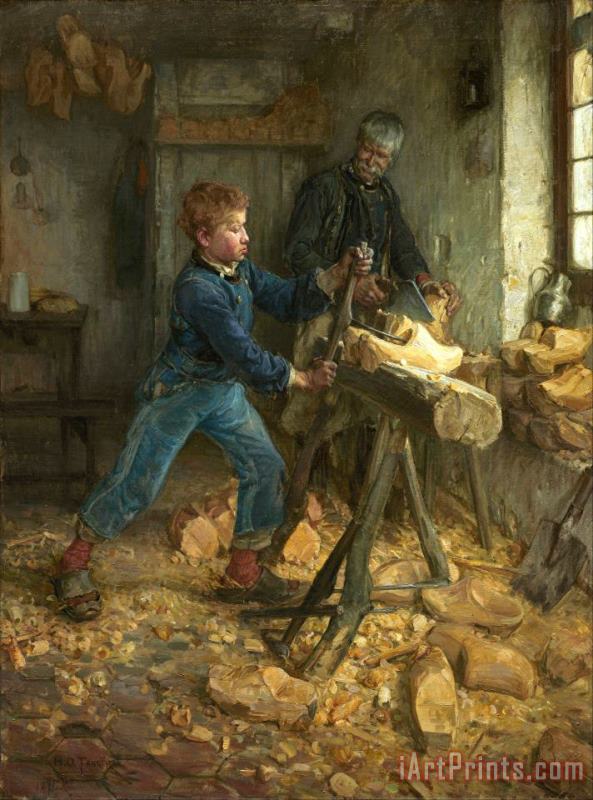 Henry Ossawa Tanner The Young Sabot Maker Art Painting