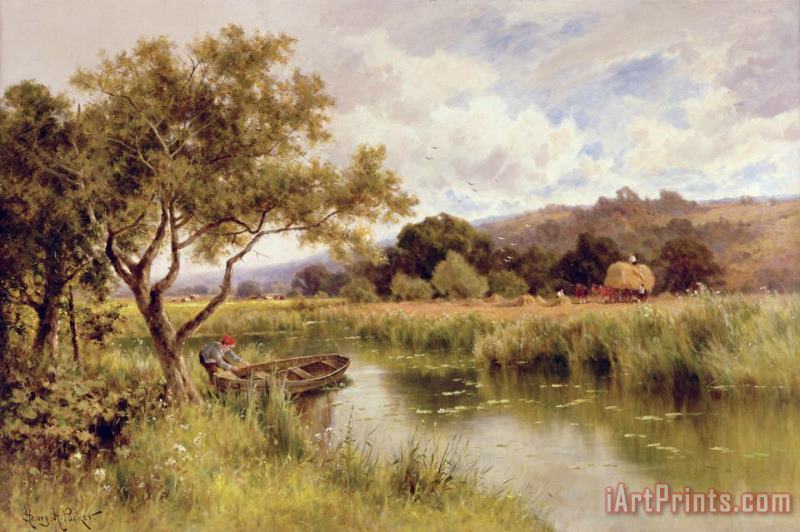 Silent Stream painting - Henry Parker Silent Stream Art Print