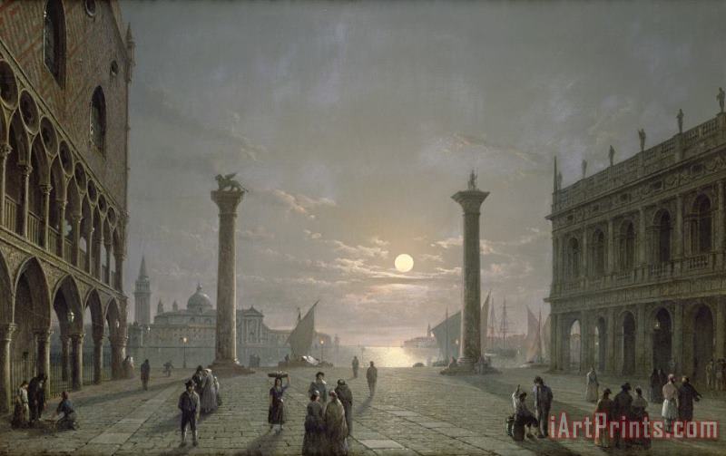 Henry Pether The Grand Canal From Piazza San Marco Art Painting