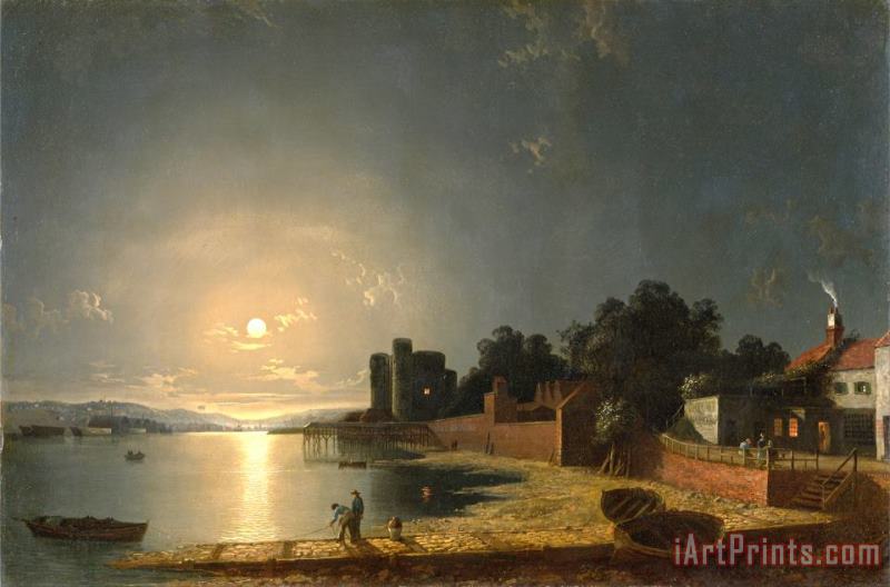 Henry Pether Upnor Castle, Kent Art Painting