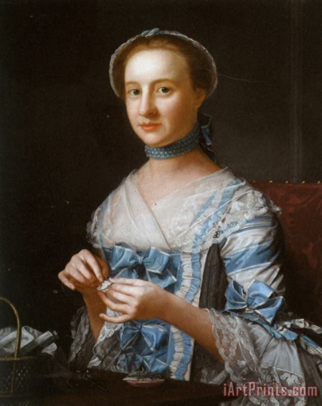 Henry Robert Morland Portrait of Miss Earle Art Painting
