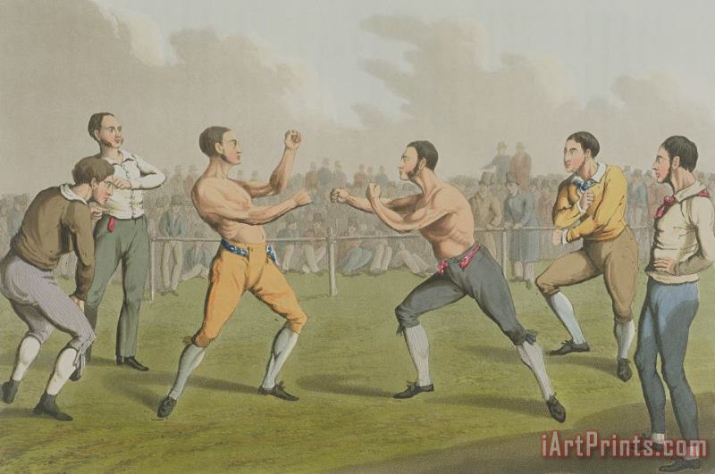 A Prize Fight Aquatinted By I Clark painting - Henry Thomas Alken A Prize Fight Aquatinted By I Clark Art Print