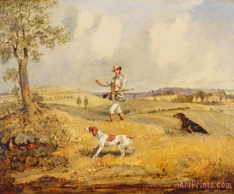 Partridge Shooting painting - Henry Thomas Alken Partridge Shooting Art Print
