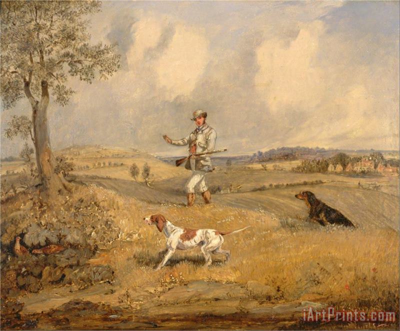 Partridge Shooting painting - Henry Thomas Alken Partridge Shooting Art Print