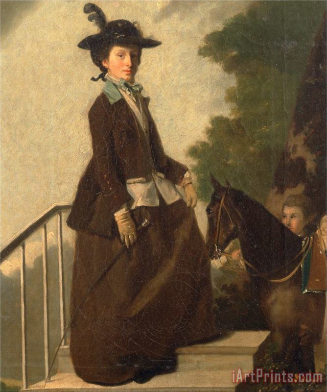Henry Walton Elizabeth Bridgman, Sister of The Artist Art Print