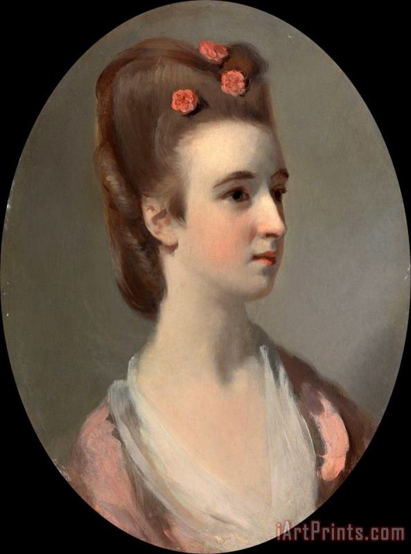 Henry Walton Portrait of a Woman, Possibly Miss Nettlethorpe Art Painting