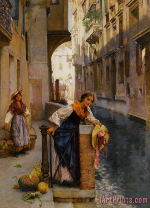 Henry Woods Fruit Sellers From The Islands Venice Art Print