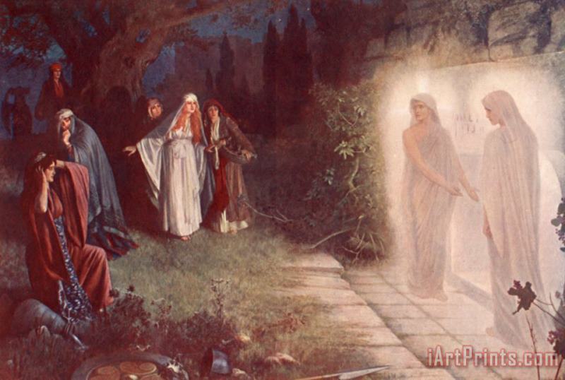 Herbert Gustave Schmalz Resurrection Morn Art Painting