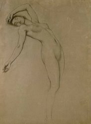 Herbert James Draper Study for Clyties of the Mist