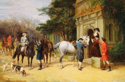 Heywood Hardy A Helping Hand painting
