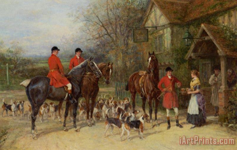 Heywood Hardy The Stirrup Cup Art Painting