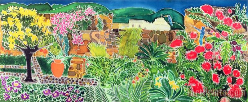Hilary Simon Convent Gardens Antigua Art Painting