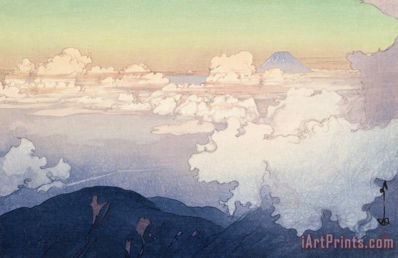 Above The Clouds (un Hyo), From The Series Southern Japanese Alps (nihon Minami Arupusu Shu) painting - Hiroshi Yoshida Above The Clouds (un Hyo), From The Series Southern Japanese Alps (nihon Minami Arupusu Shu) Art Print