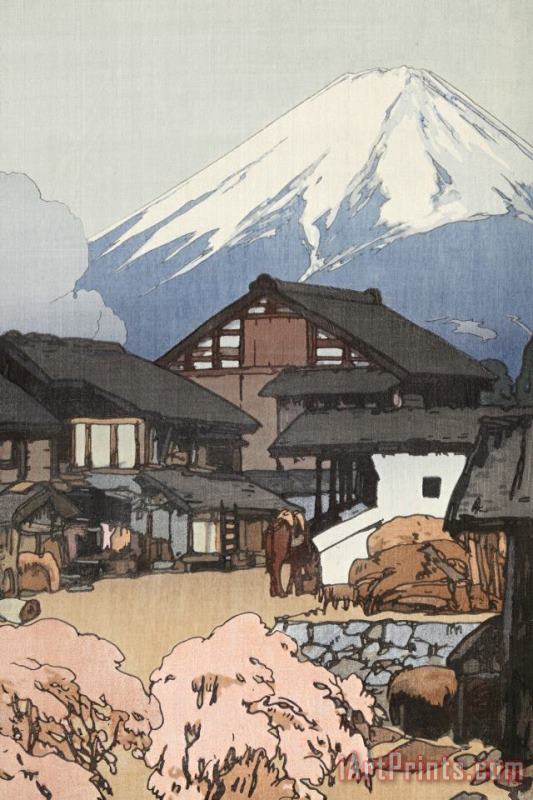 Fuji Mountain From Funatsu (funatsu), From The Series Ten Views of Fuji (fuji Jikkei) painting - Hiroshi Yoshida Fuji Mountain From Funatsu (funatsu), From The Series Ten Views of Fuji (fuji Jikkei) Art Print