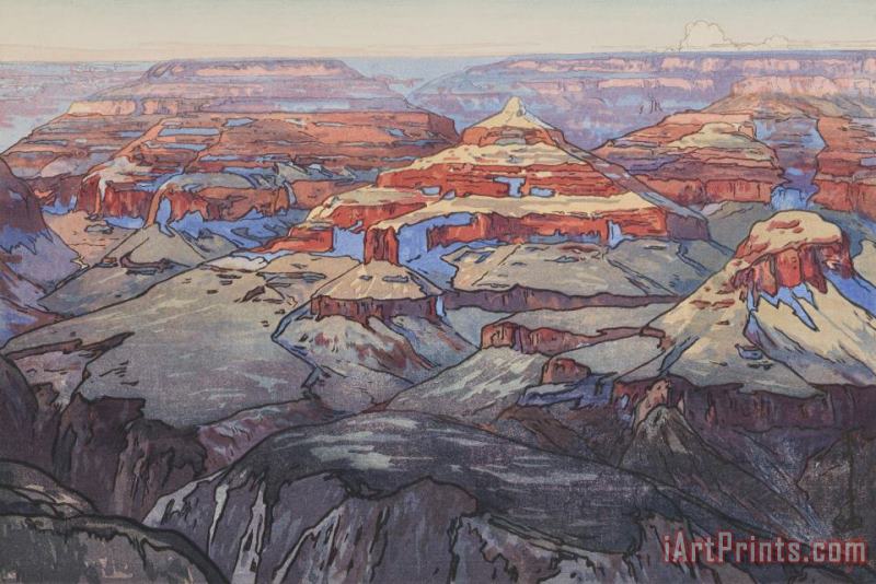 Hiroshi Yoshida Grand Canyon Art Painting