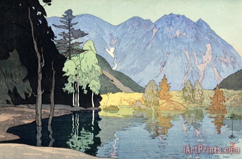 Hiroshi Yoshida Hodaka Mountain (hodaka Yama), From The Series Japanese Alps, One of Twelve Subjects (nihon Arupusu Ju Ni Dai No Uchi) Art Painting
