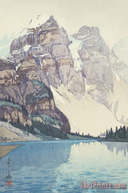 Moraine Lake (moren), From The American Series painting - Hiroshi Yoshida Moraine Lake (moren), From The American Series Art Print